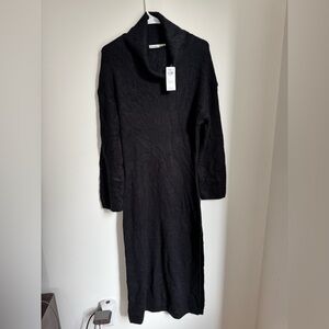 Abercrombie & Fitch | Long-Sleeve Turtleneck Midi Sweater Dress | Medium | NWT